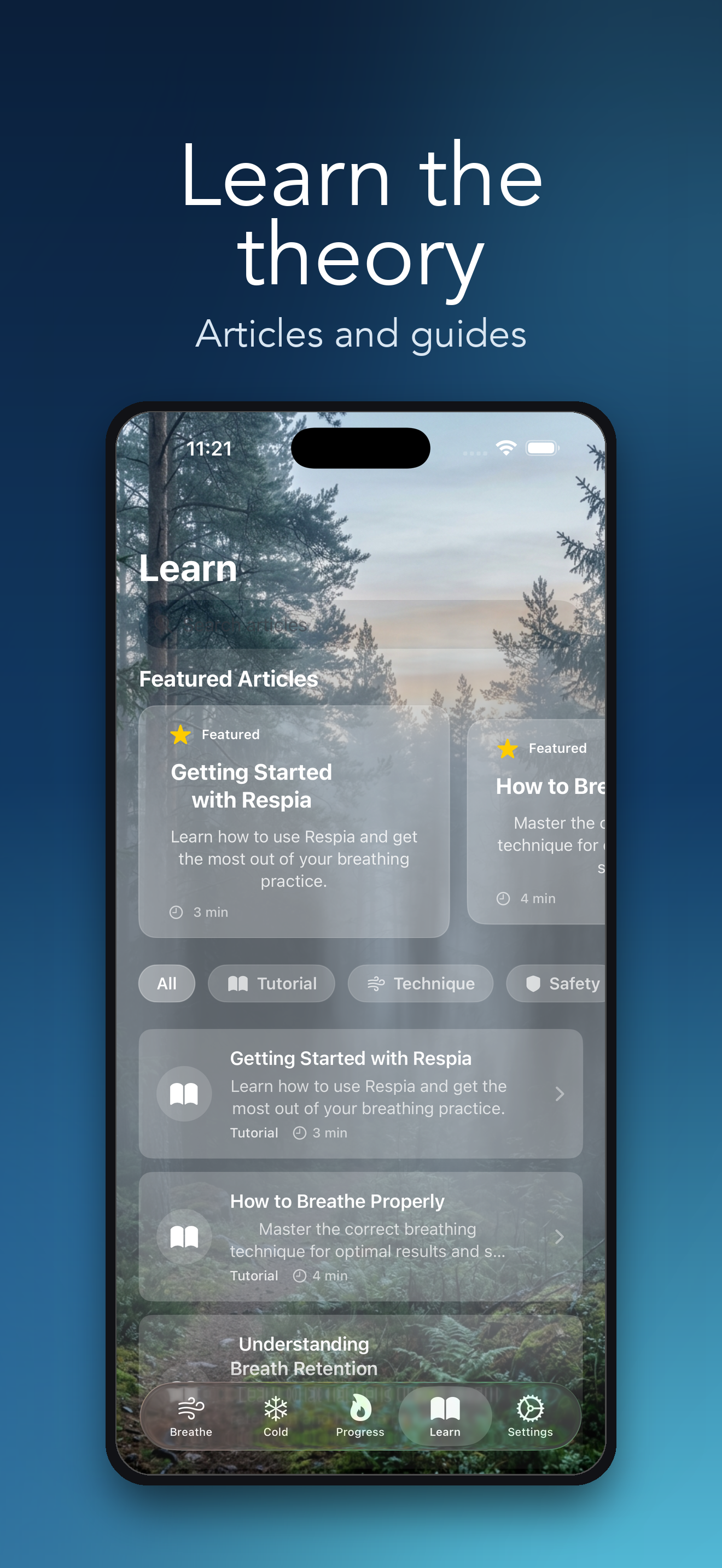Learn the theory - Articles and guides mockup